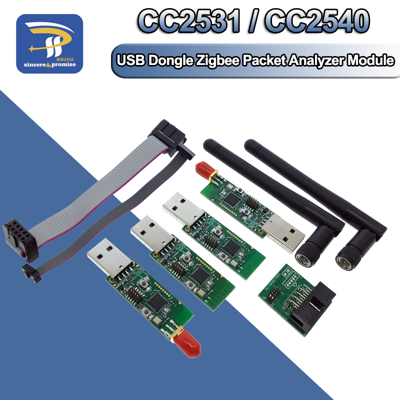Zigbee Cc2531 - Sniffer Çıplak Kart Paket Protokol Analizörü