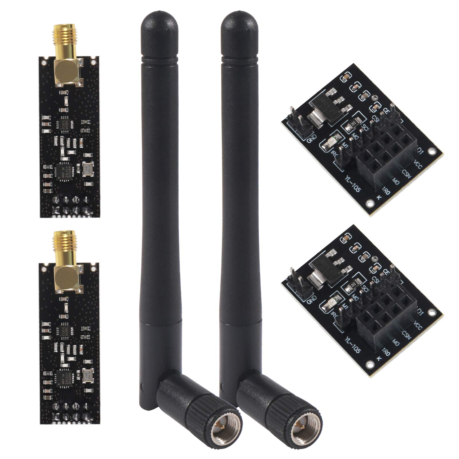 Nrf24L01 - SMA antenli, 2,4 GHz, 1100 m
