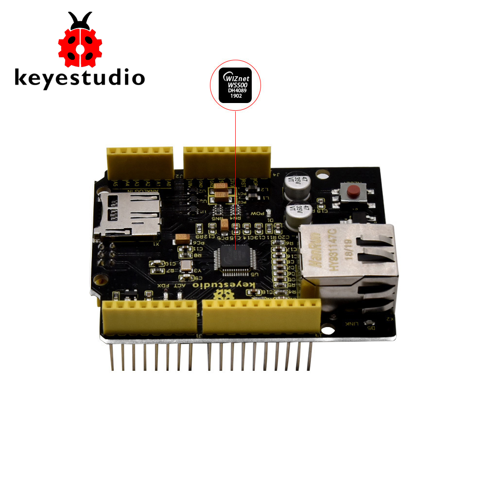 Ethernet W5500 - Keyestudio W5500 Arduino için Ethernet Kalkanı