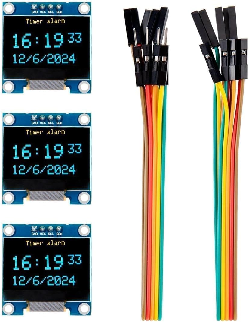 Ssd1306 - 3 adet 0.96 inç OLED ekran