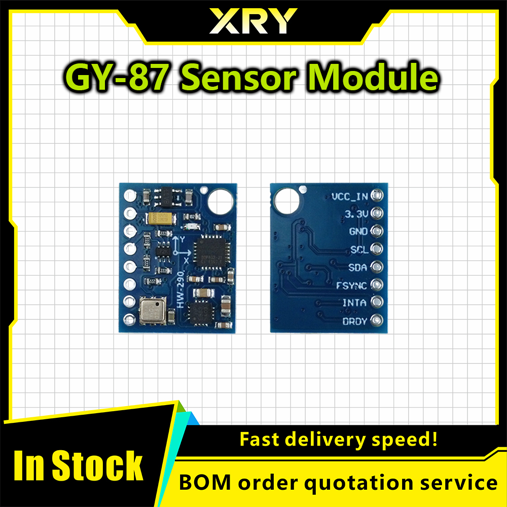Mpu6050 - XRY GY-87 10DOF IMU Sensör Modülü,