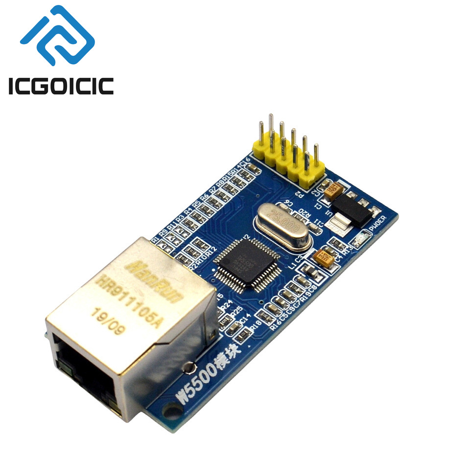 Ethernet W5500 - W5500 Ethernet Modülü – Kablolu TCP/IP,