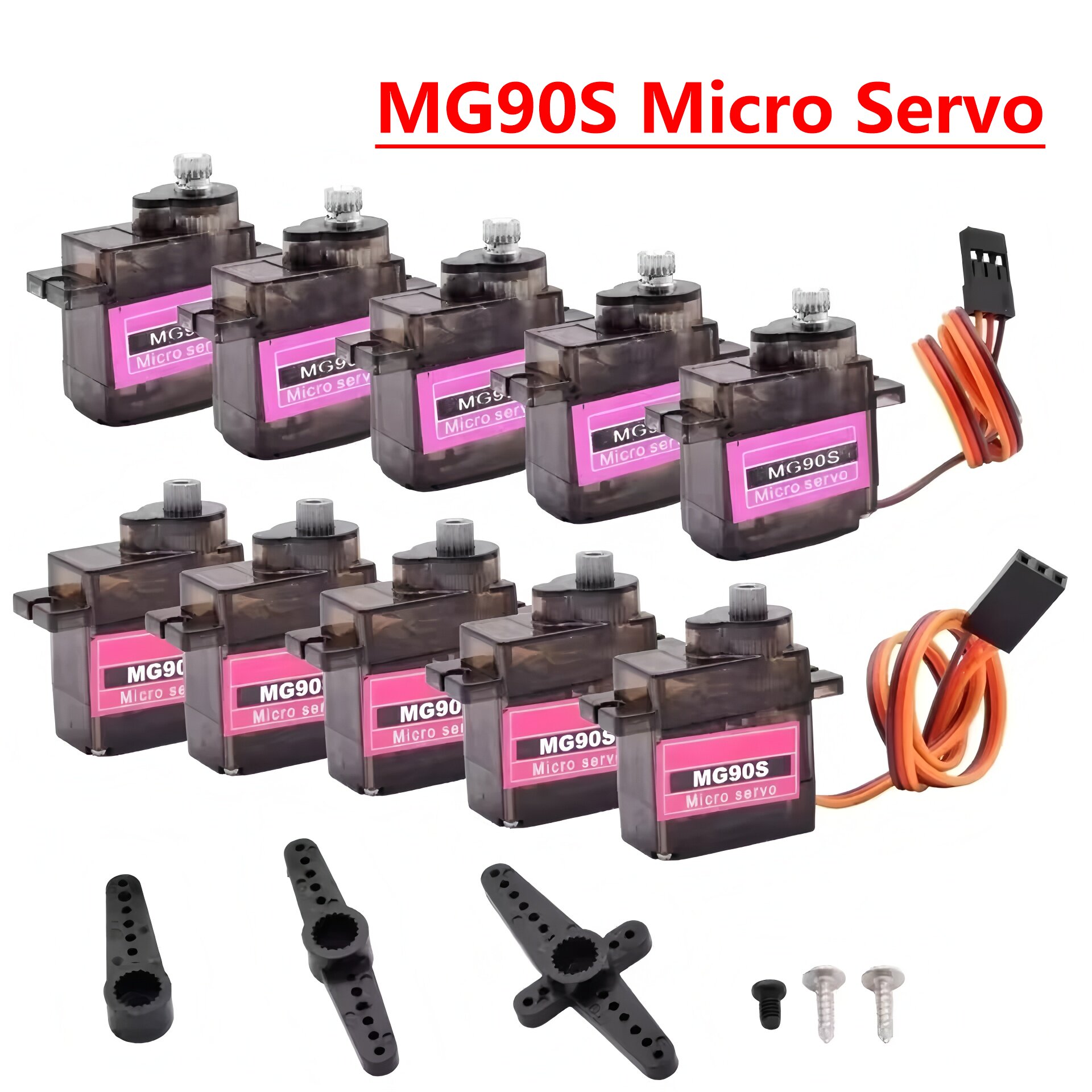 Servo Sg90 - 4/5/10/20 adet MG90S Mikro Servo Motor