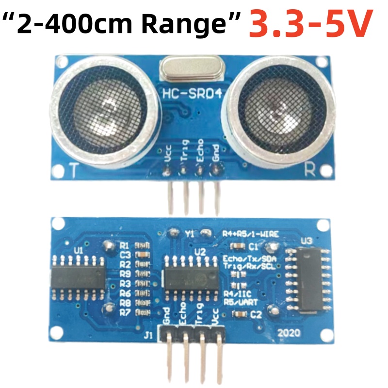 Ultrasonic Sensor Hc-Sr04 - 1-10 Adet HC-SR04 Ultrasonik Sensör 2-400