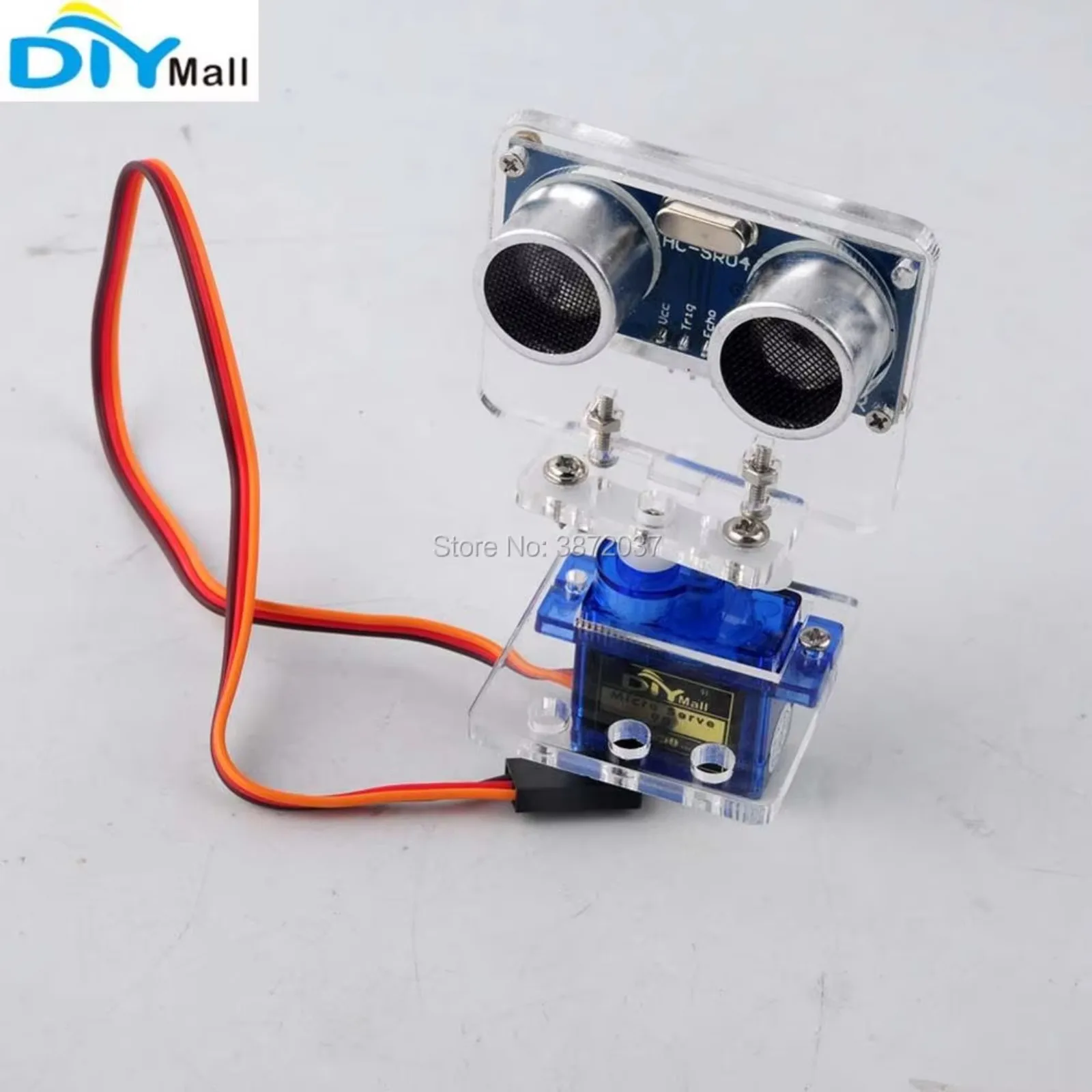 Ultrasonic Sensor Hc-Sr04 - DIYmall HC-SR04 Ultrasonik Sensör ve 9G