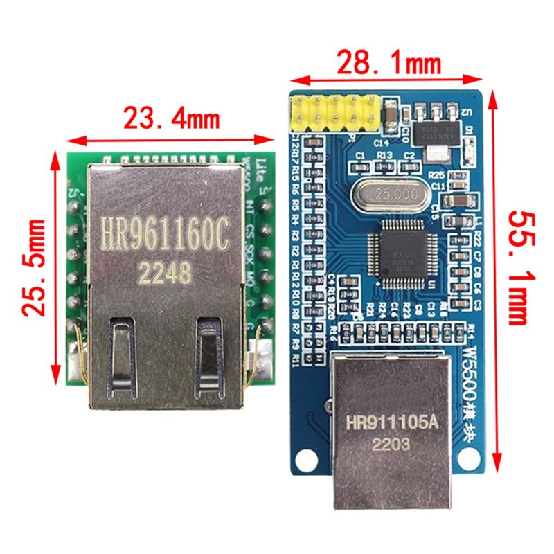 AA60 W5500 Ethernet Ağ Modülü, - Ethernet W5500 incelemesi ve fiyatı