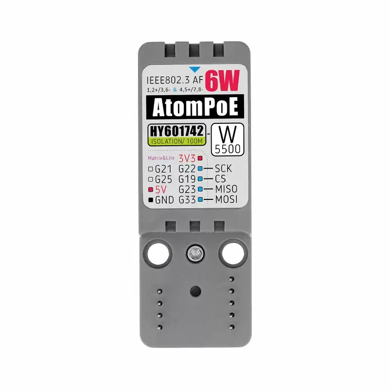 M5Stack Atomic PoE W5500 Gömül - Ethernet W5500 incelemesi ve fiyatı