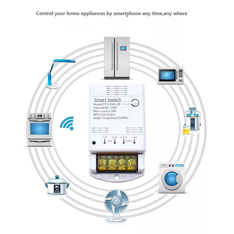 Wifi 30A Röle Modülü 85-250V 2 - Ir Remote Module incelemesi ve fiyatı