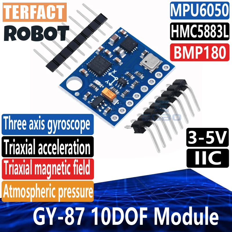 1 ~ 5 adet GY-87 10DOF Modülü  - Mpu6050 incelemesi ve fiyatı