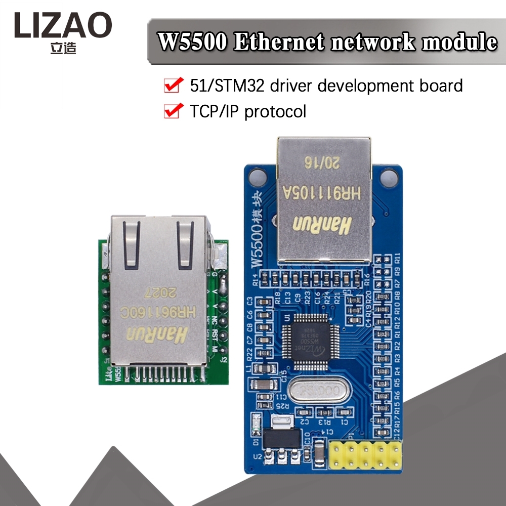 LIZAO W5500 Ethernet Ağ Modülü - Ethernet W5500 incelemesi ve fiyatı