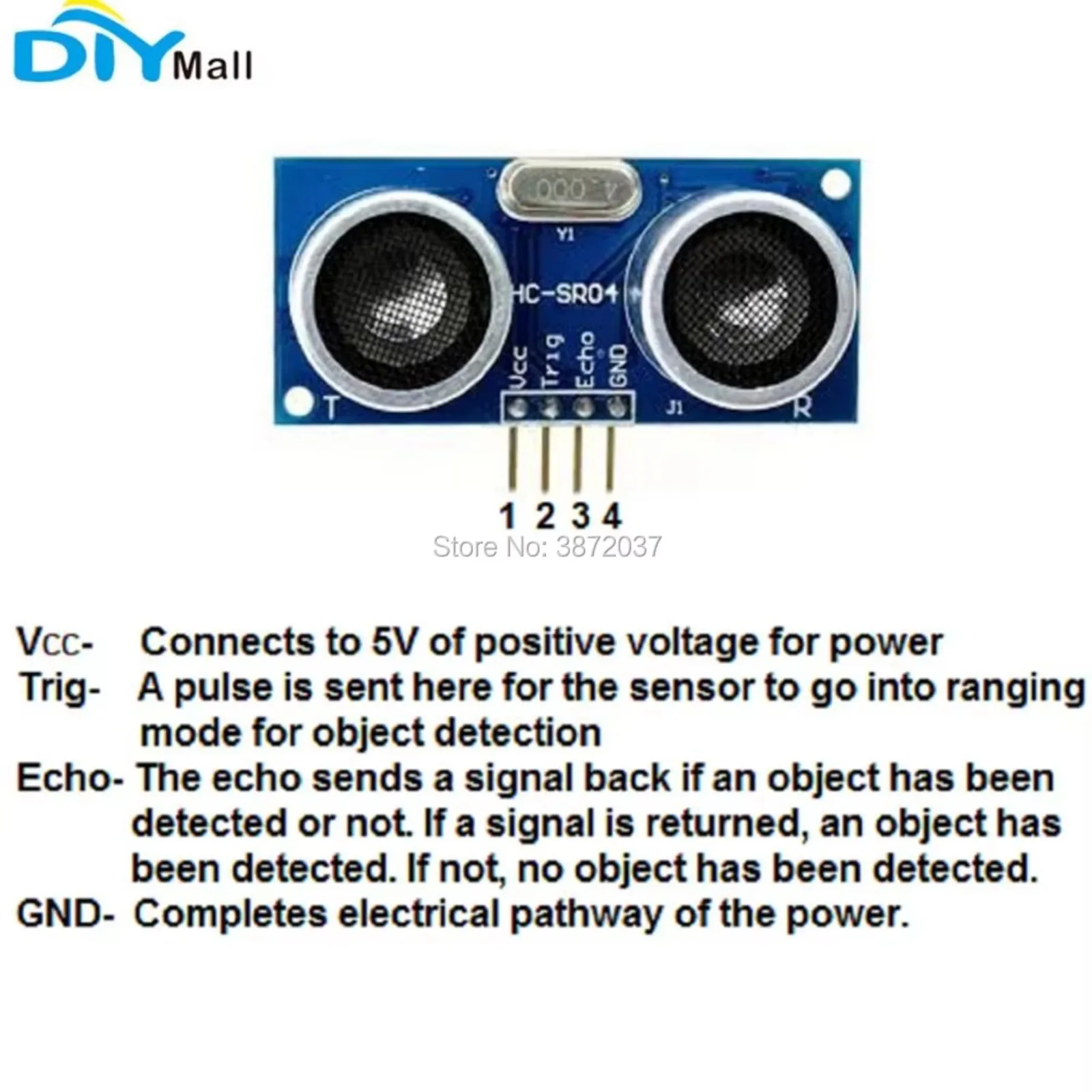 DIYmall HC-SR04 Ultrasonik Sen - Ultrasonic Sensor Hc-Sr04 incelemesi ve fiyatı